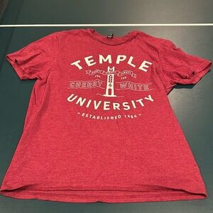 temple u t-shirt